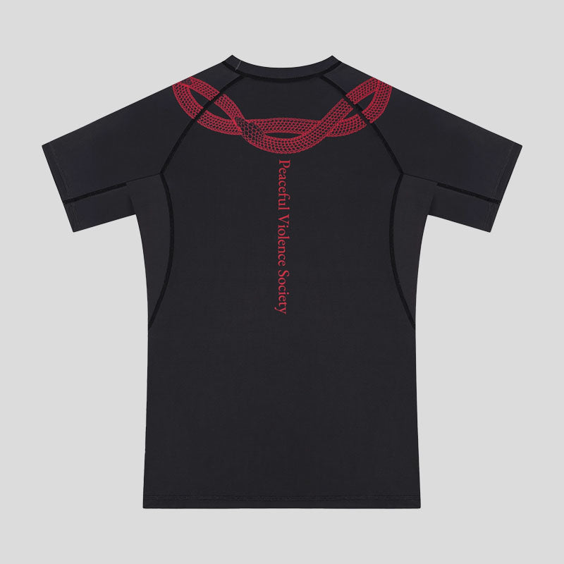 Manto Uroboros Rash Guard Black