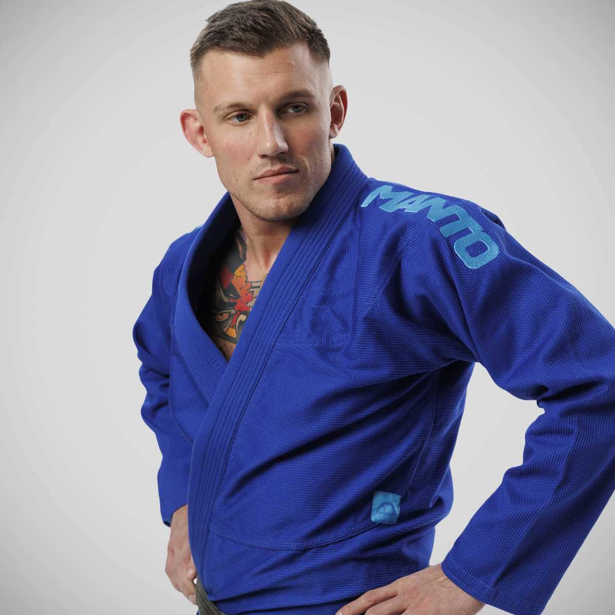Manto x5 bjj gi azul