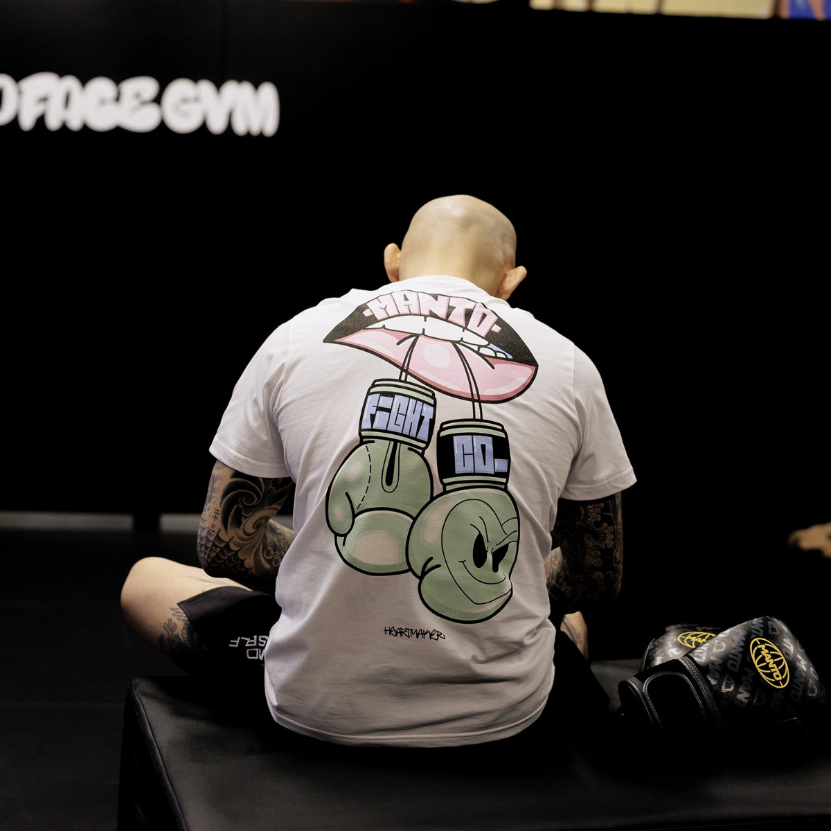 Manto x KTOF Rękawice T-shirt Różowy