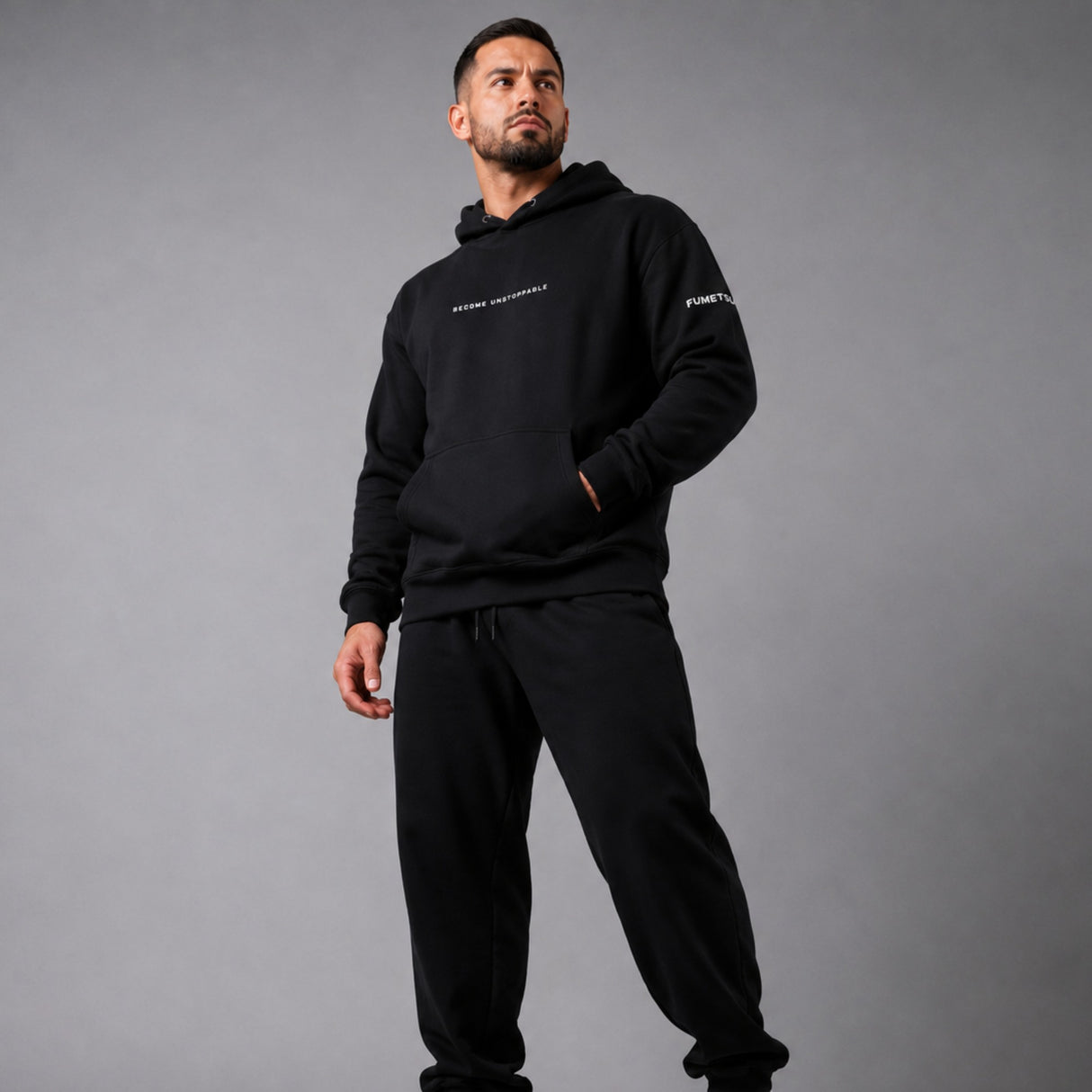 Fumetsu Mantra Hoodie Black Lifestyle 2