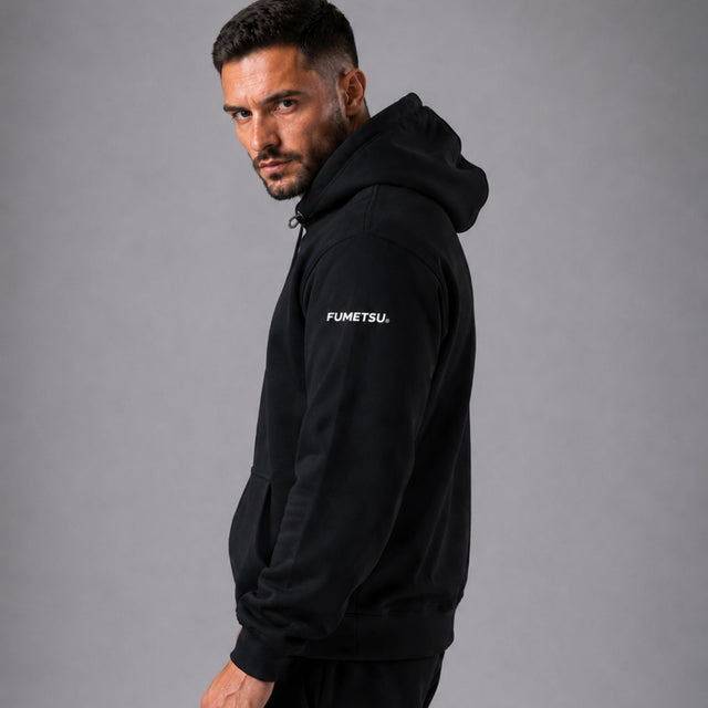 Fumetsu Mantra Hoodie Black Lifestyle 4