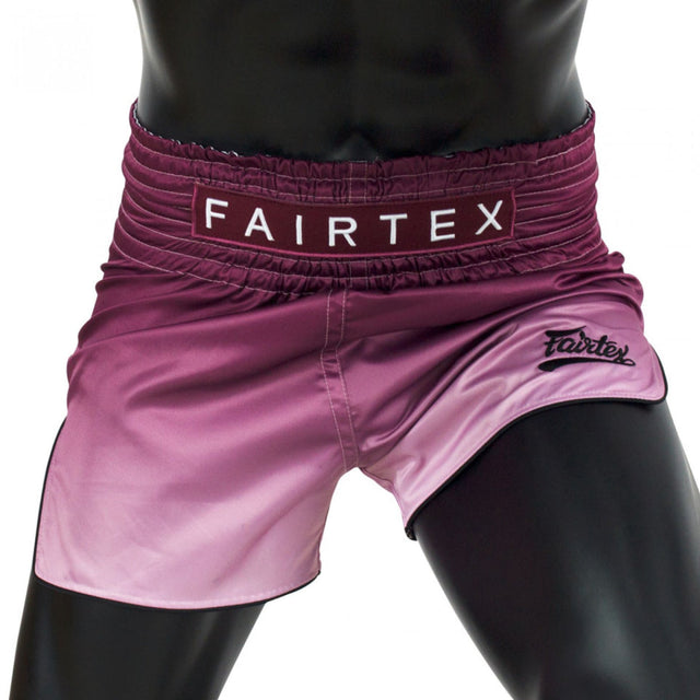 Fairtex BS1904 Fade Muay Thai Shorts Maroon
