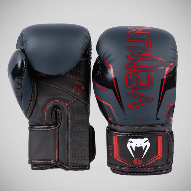 Venum Elite Evo Boxing Gloves Navy/Black/Red