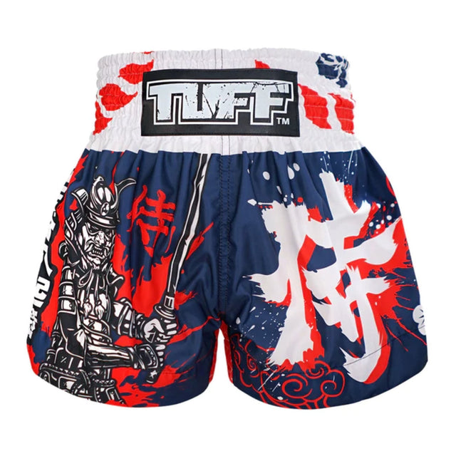 TUFF Sport MS661 The Samurai Muay Thai Shorts Navy