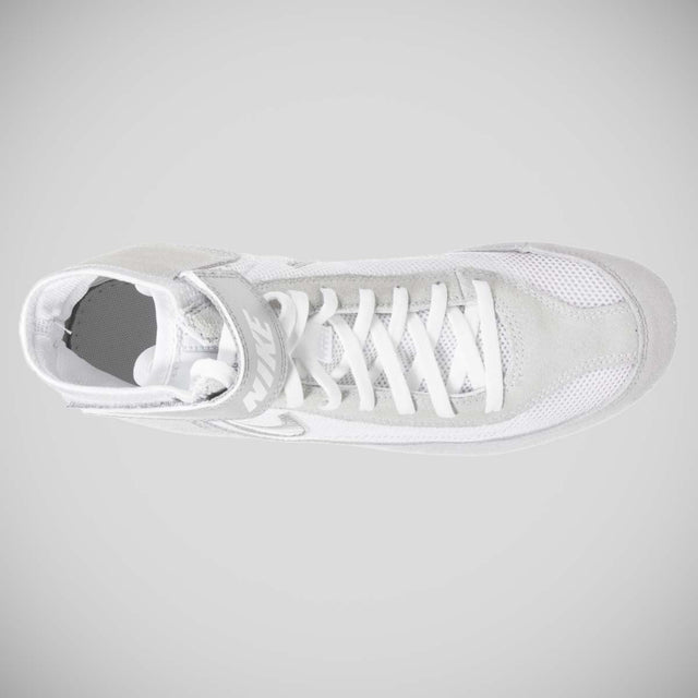 Nike Speedsweep VII Youth Wrestling Boots White/Silver