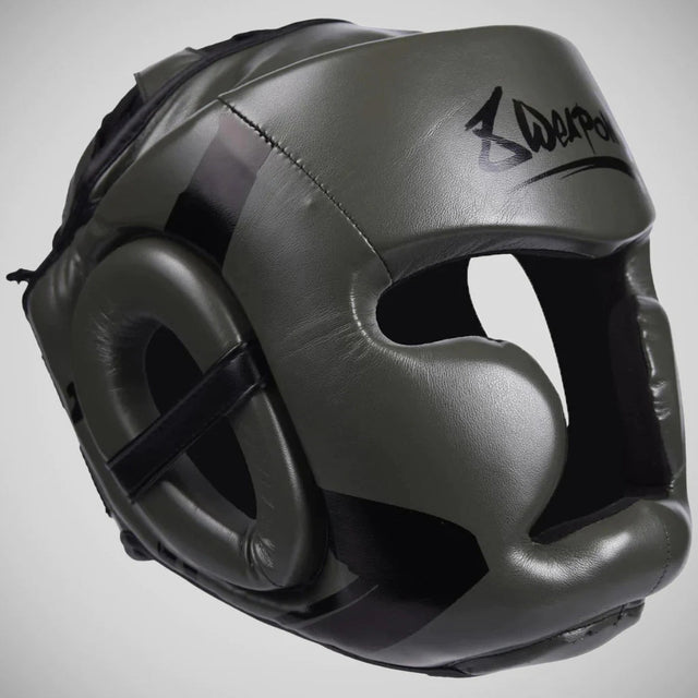 8 Weapons Unlimited Head Guard Olive/Black