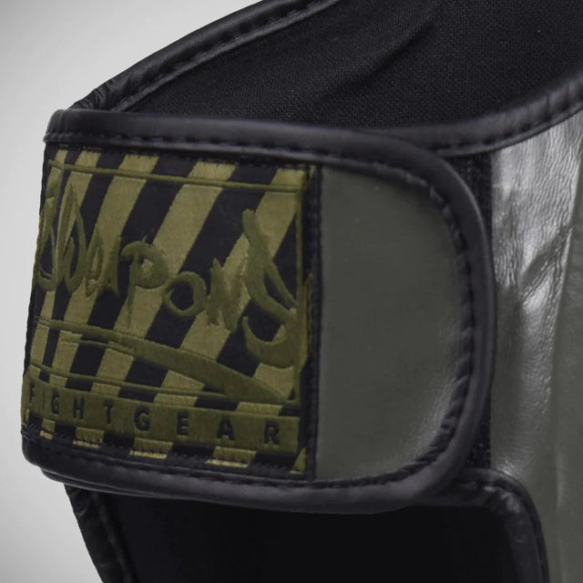 8 Weapons Unlimited Shin Guards Olive/Black