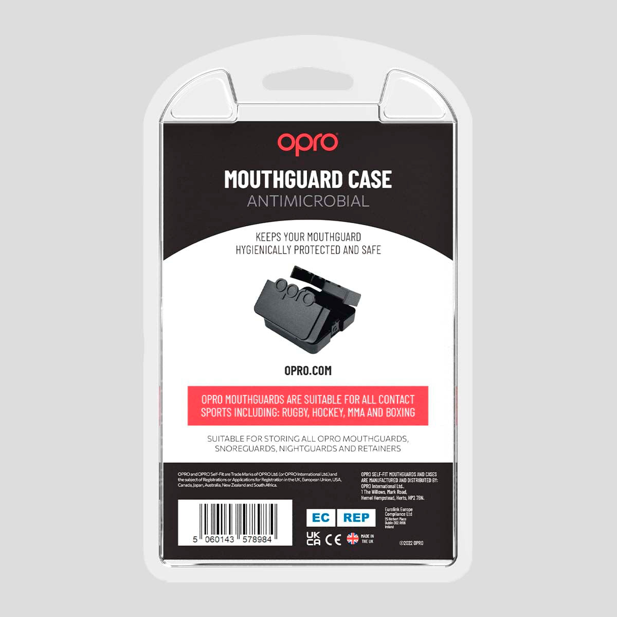 OPRO Gen5 Selbstanpassungs antimikrobielles Mundschutzfall