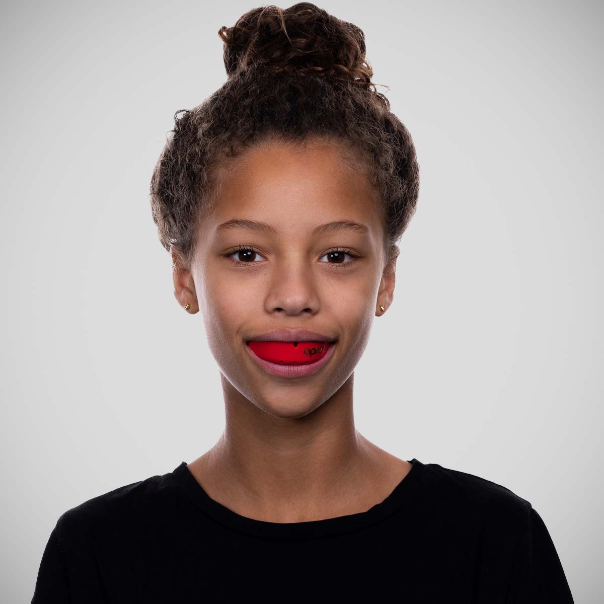 OPRO Gold Accraces Selbstanpassende Mundschutz Rot/Perle