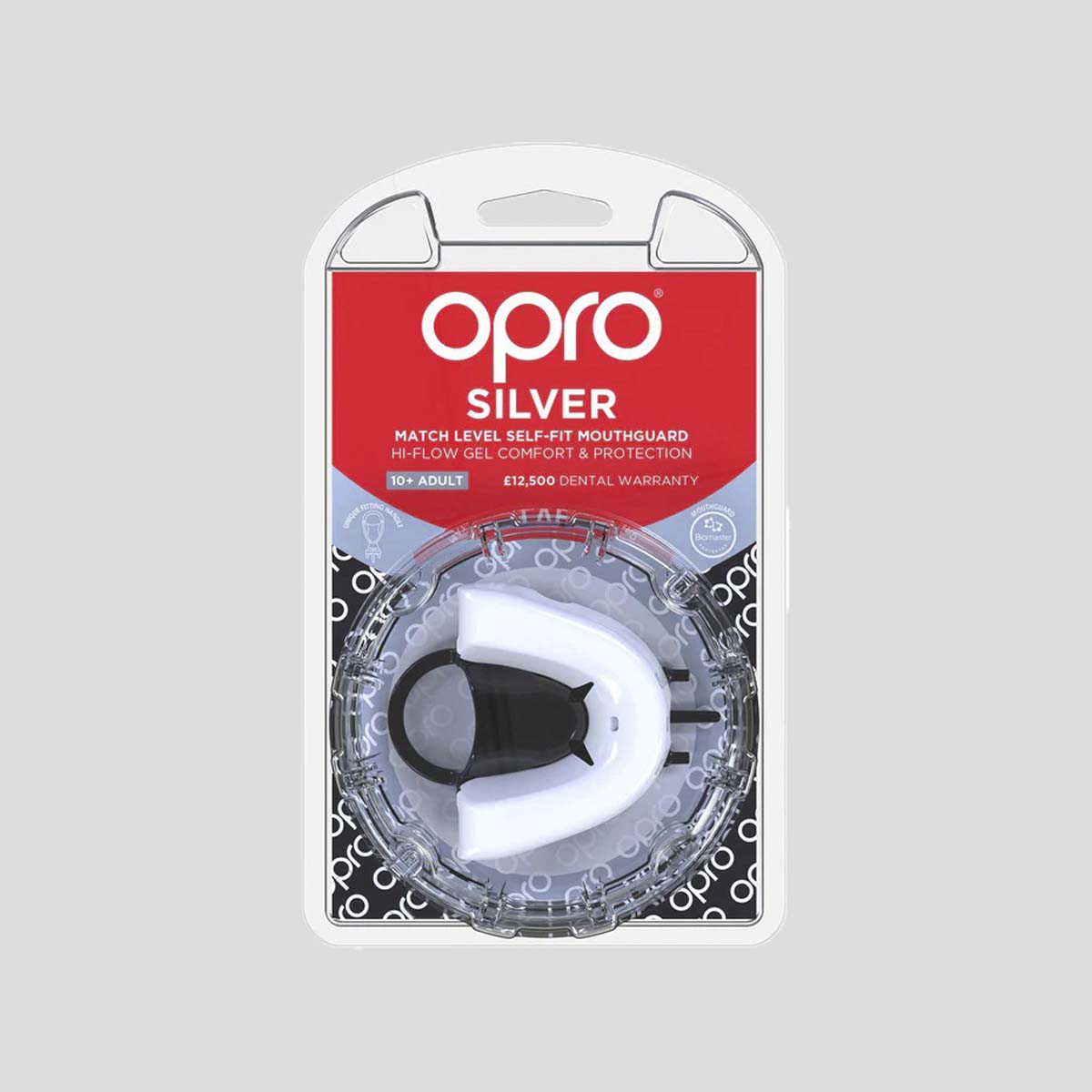 Opro Junior Silver Gen 4 Mouth Guard White/Black