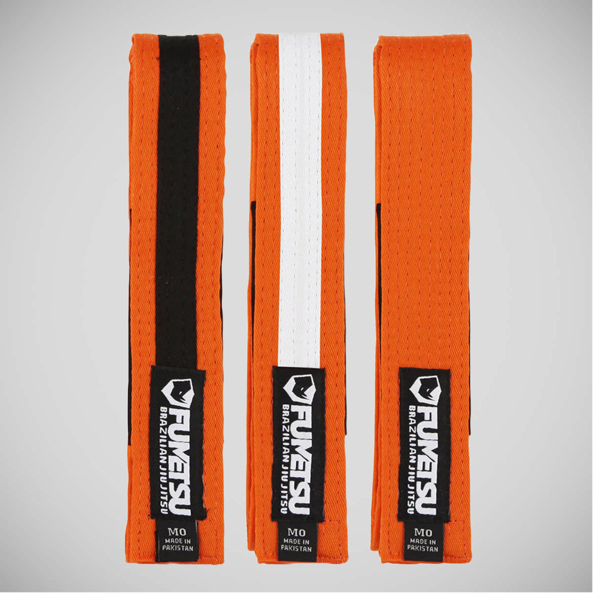 Fumetsu barn bjj bälte orange/svart