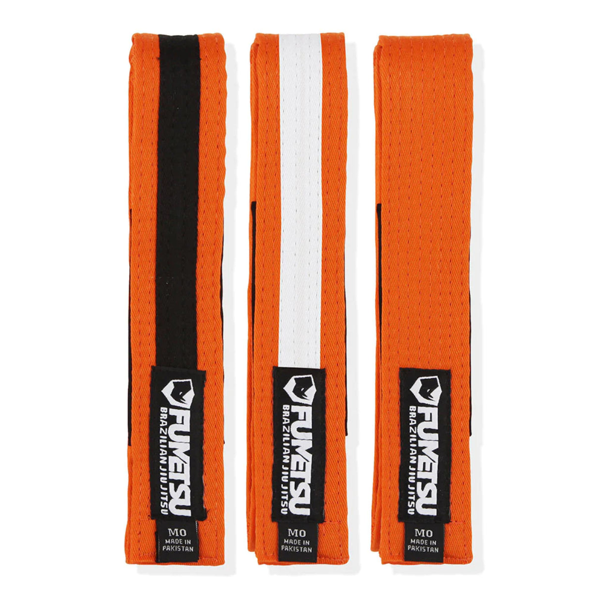 Fumetsu barn bjj bälte orange/svart