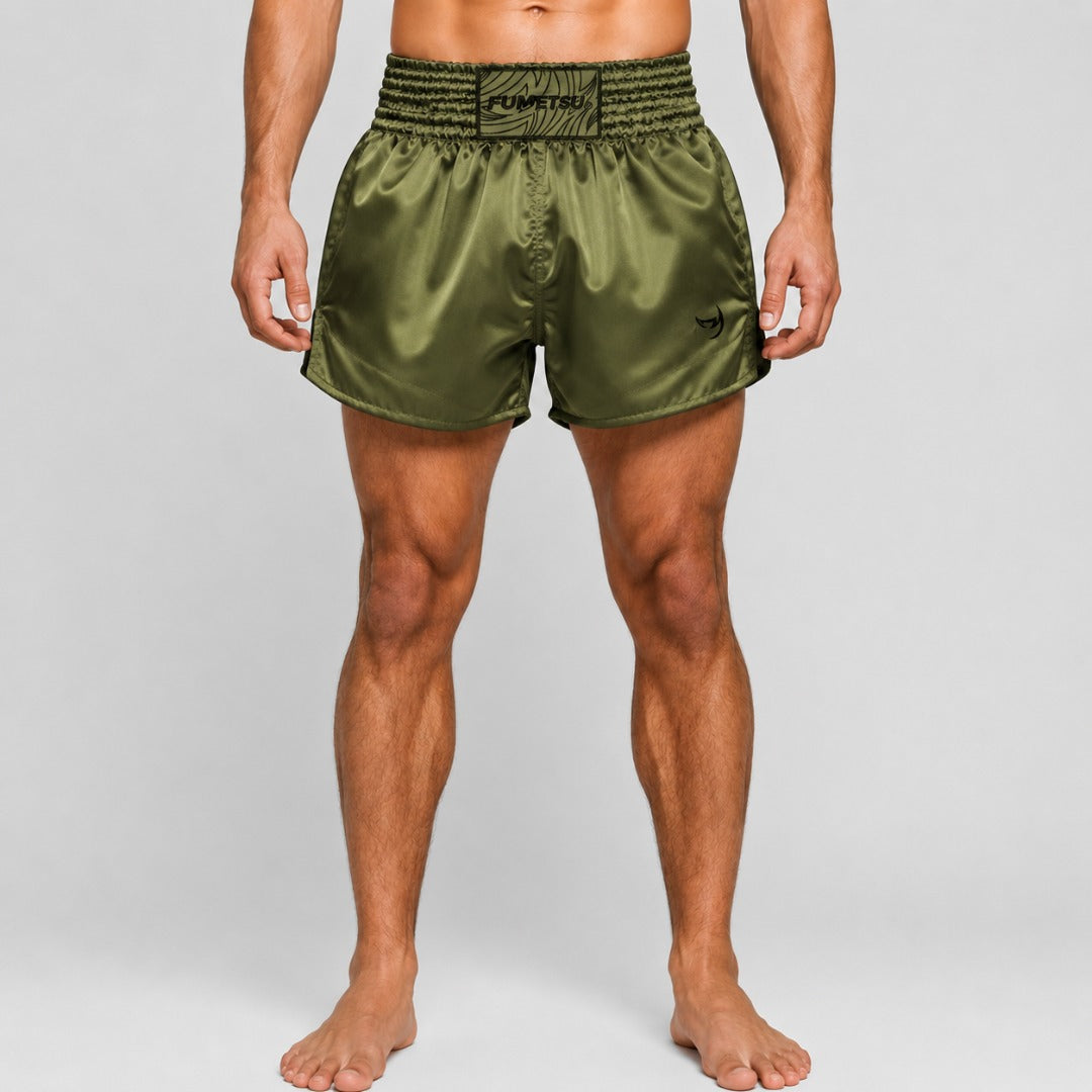 Fumetsu Origins Muay Thai Shorts Khaki