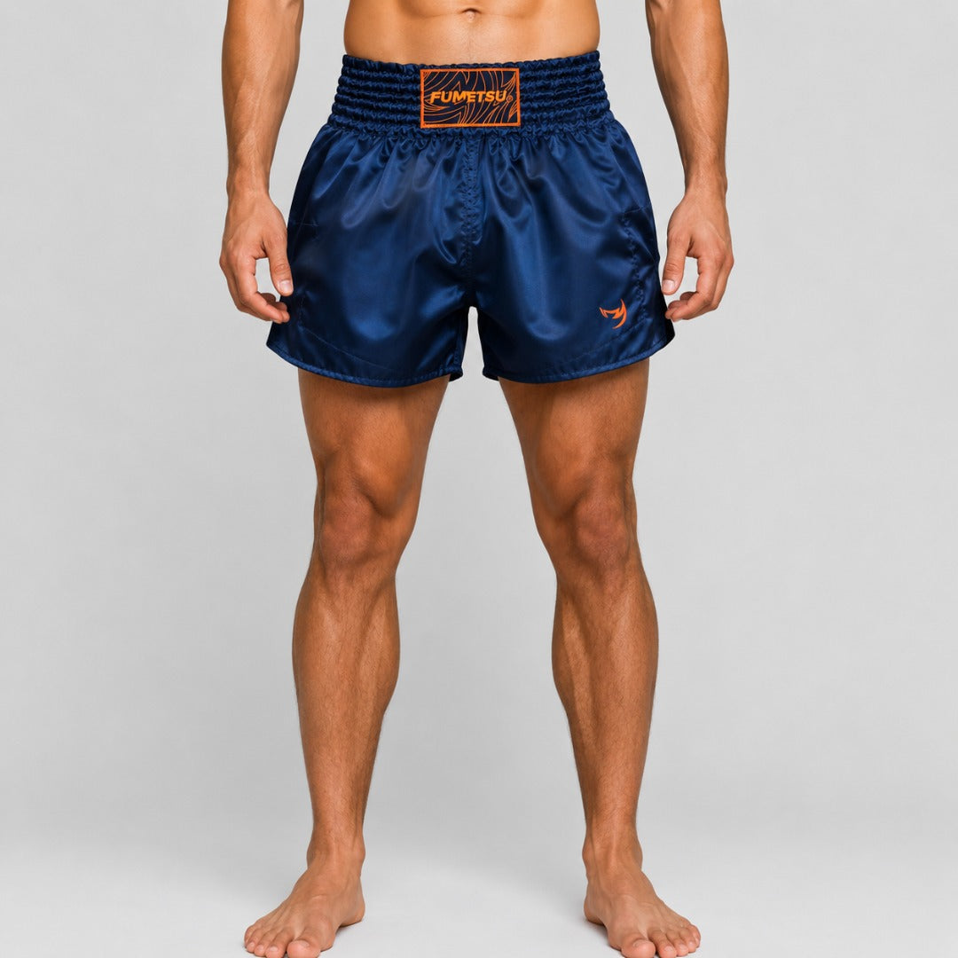 Fumetsu Origins Muay Thai Shorts Navy