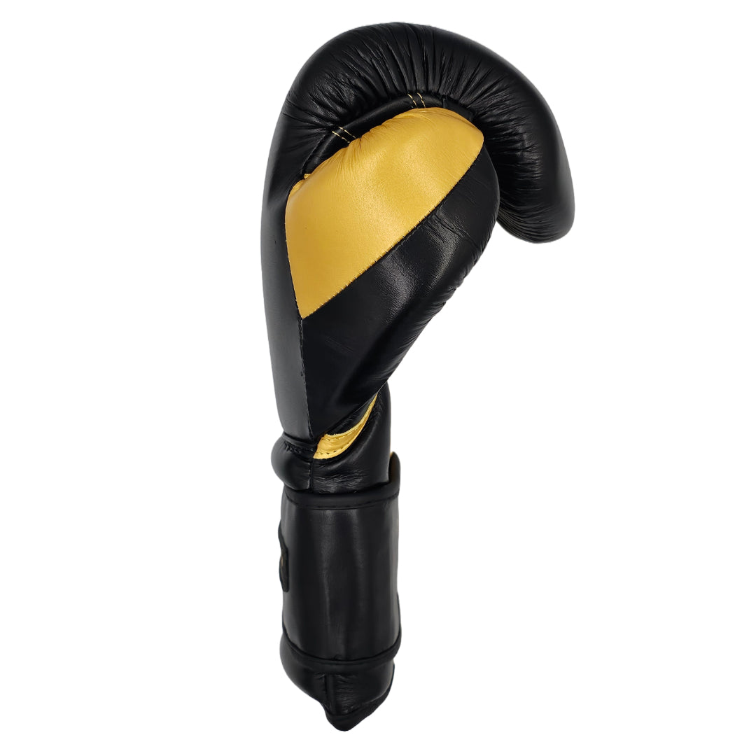 Pro-Box Pro-Spar Leather Boxing Gloves Black/Gold