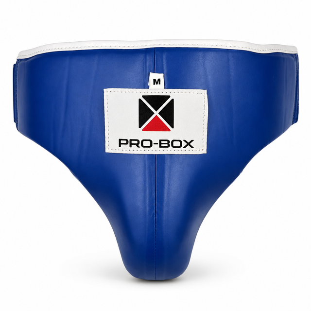 Pro-Box Base-Spar PU Abdo Guard Blue