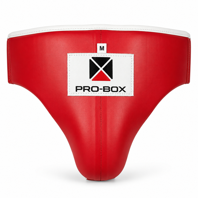 Pro-Box Base-Spar PU Abdo Guard Red