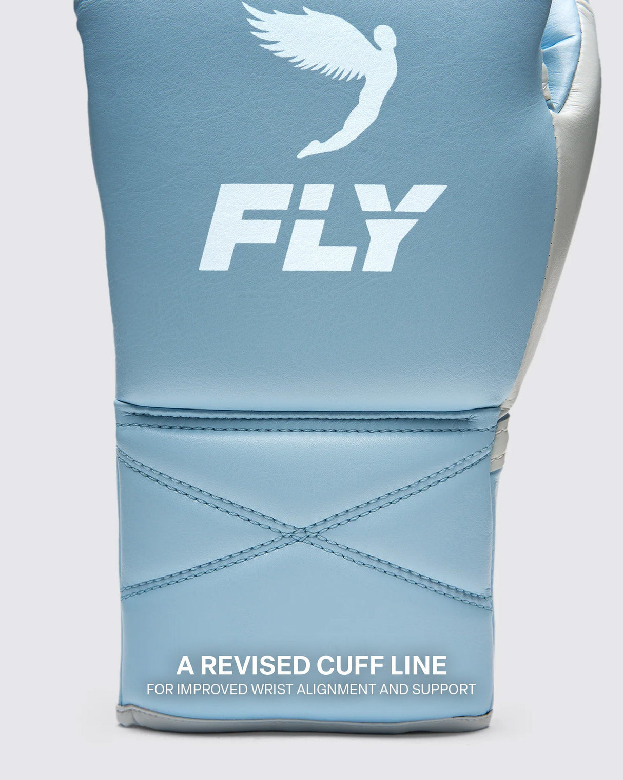Fly Superlace Pro X 2 Boxing Gloves Powder Blue
