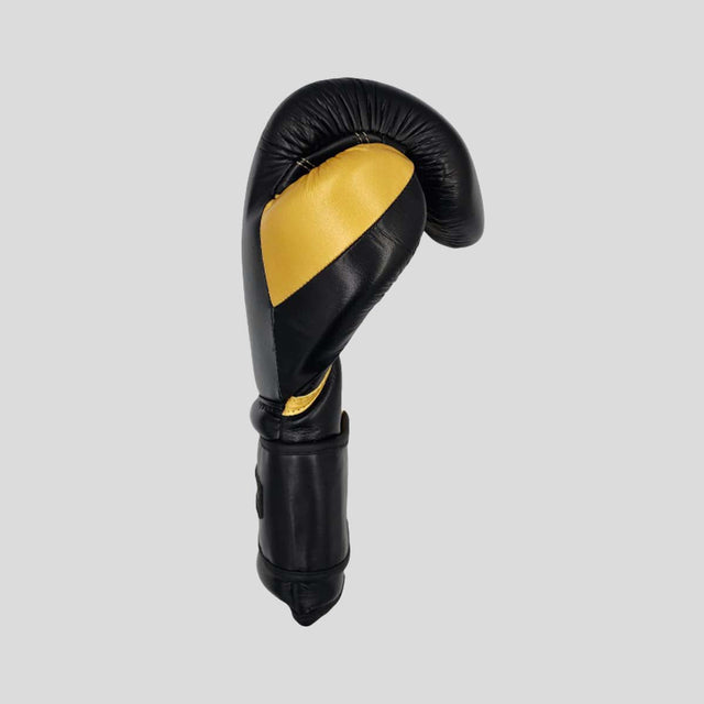 Pro-Box Pro-Spar Leather Boxing Gloves Black/Gold (NEW)