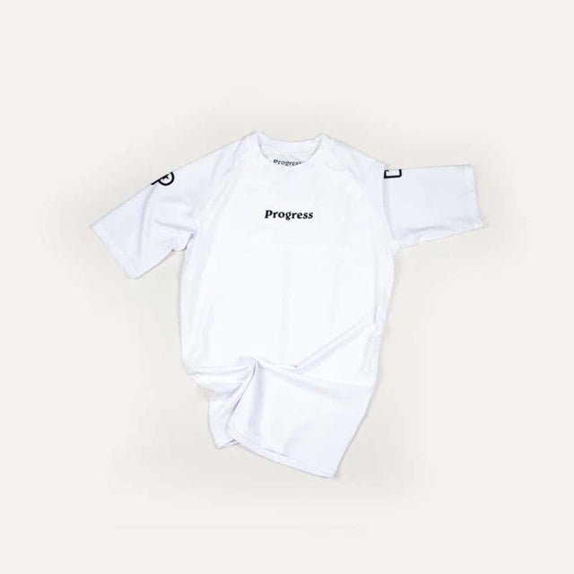 Progress Academy Rash Guard White