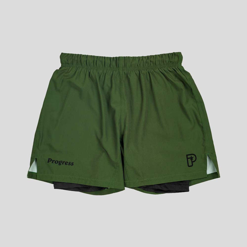 Progress Academy+ Hybrid Shorts Khaki