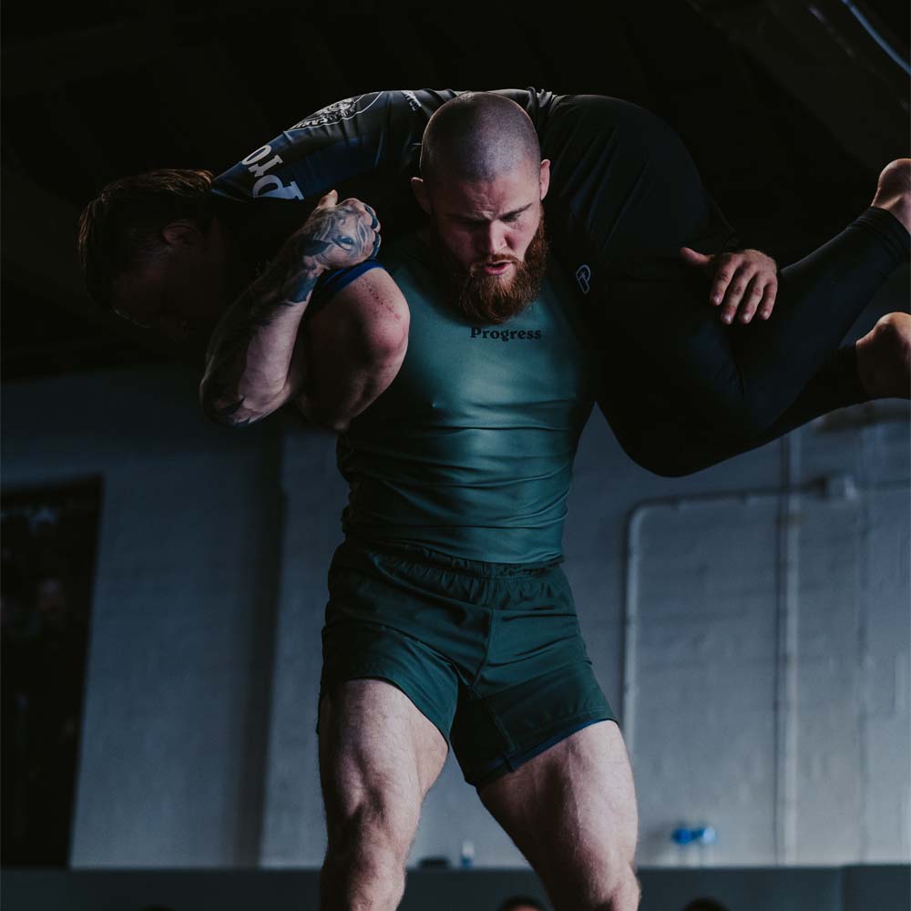 Progress Academy+ Hybrid Shorts Khaki