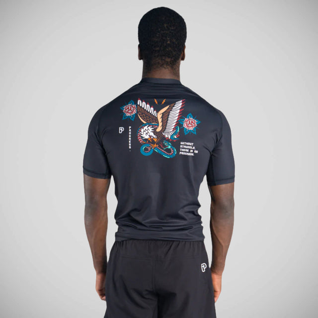 Progress Eagle Rash Guard Black