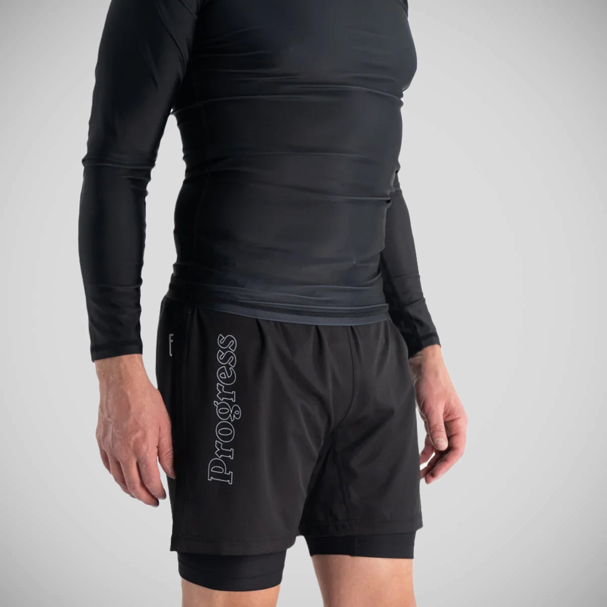 Progress Flex Hybrid Shorts preto