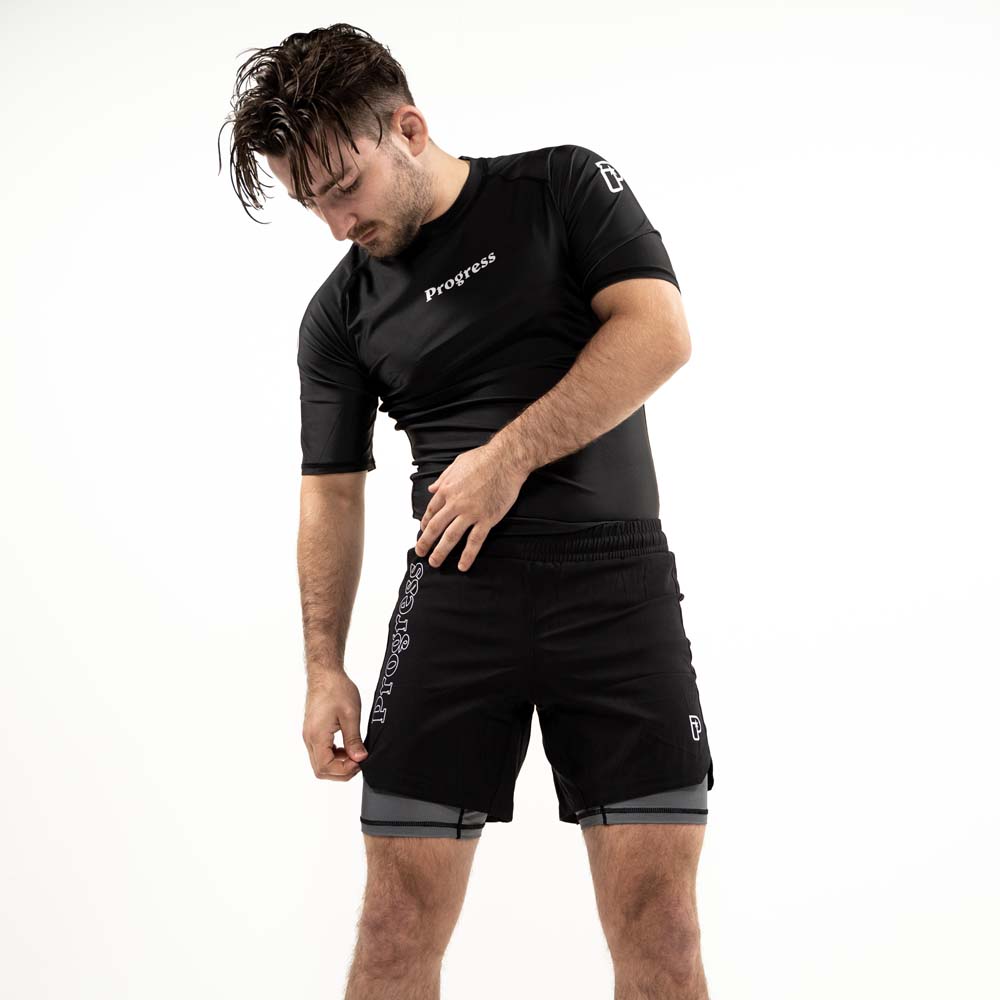Fremdriftsprofil Hybrid Grappling Shorts Black