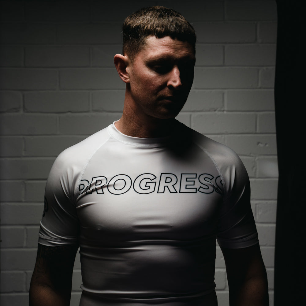 Progress Panther Rash Guard White