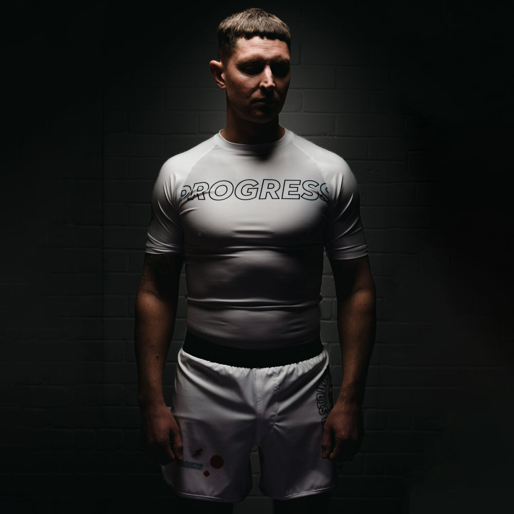Progress Panther Rash Guard White