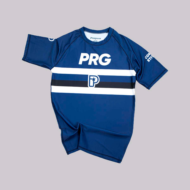Progress Ranked Competition Rash Guard Blue
