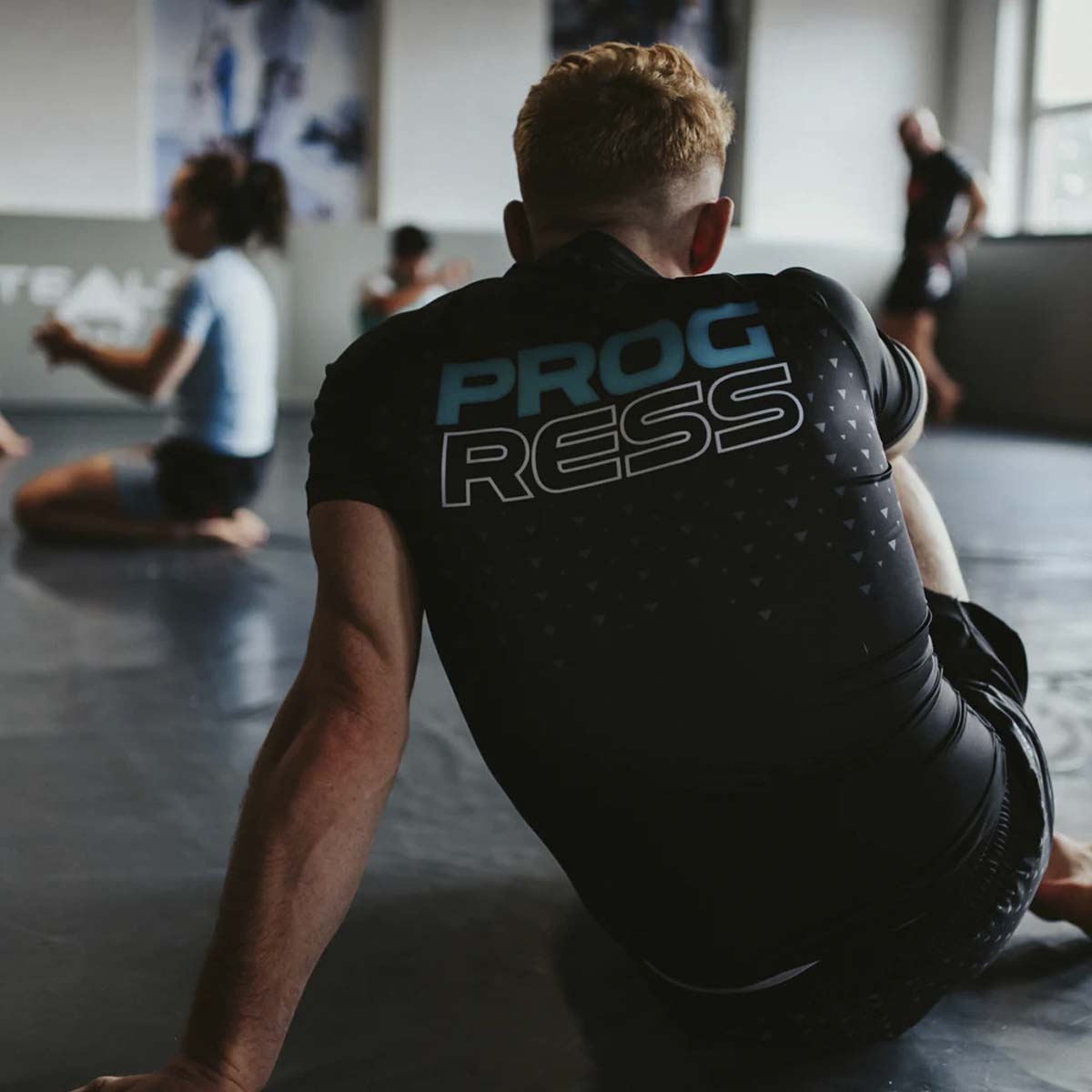 Progress Sportif Rash Guard Black/Teal