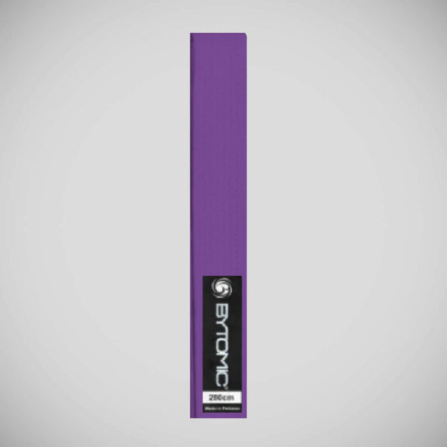 Bytomic Solid Colour Martial Arts Belt Purple