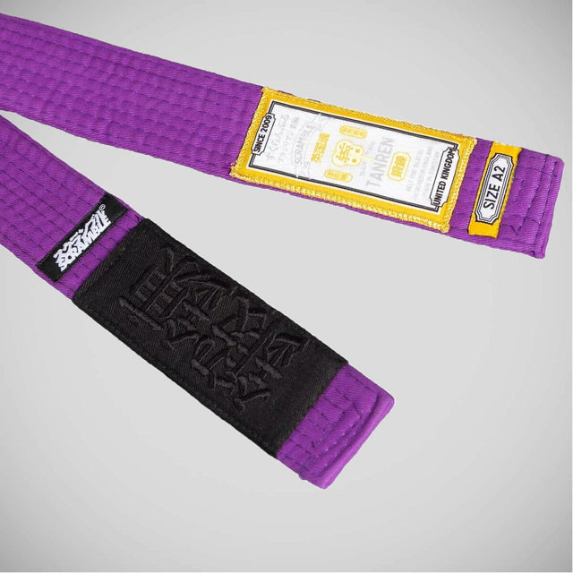 Scramble Tanren V4 BJJ Belt Purple