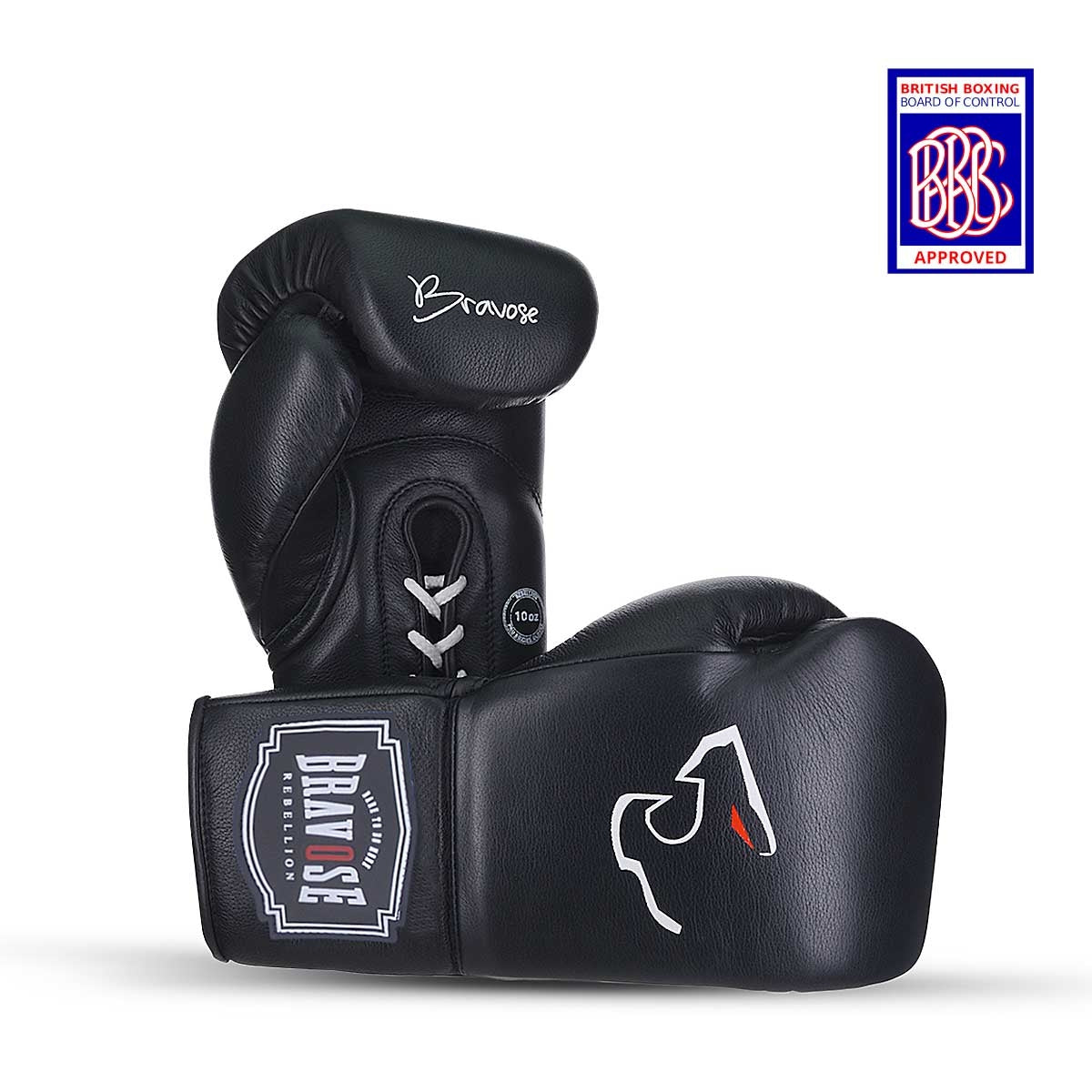 Bravose Rebellion Professional Fight Gloves Black