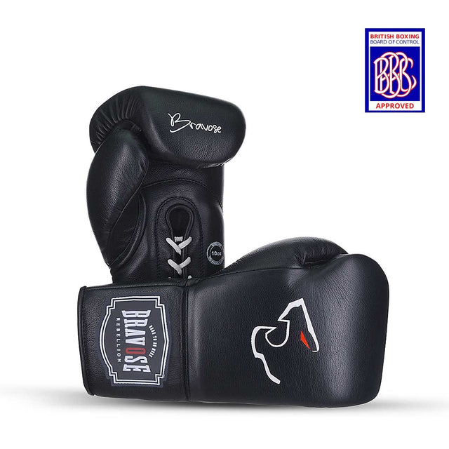Bravose Rebellion Professional Fight Gloves Black