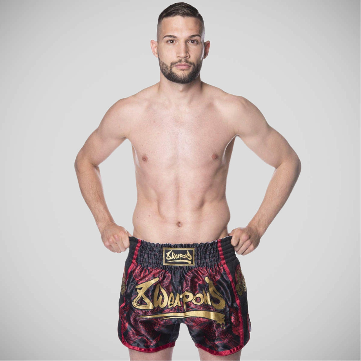 8 våpen Naga Super Mesh Muay Thai Shorts Red