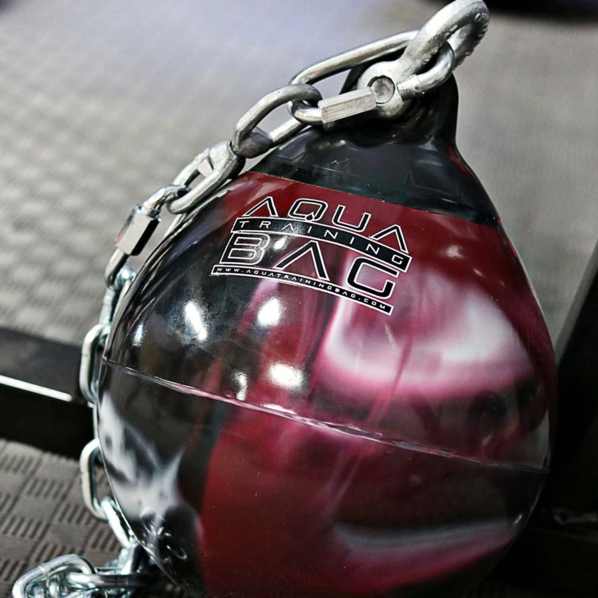 Aqua 15" 75lb Energy Punching Bag Red