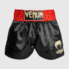 شورت Venum Classic Muay Thai باللون الأحمر/ الأسود/ الذهبي