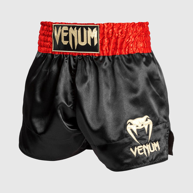 Venum Classic Muay Thai Shorts Red/Black/Gold