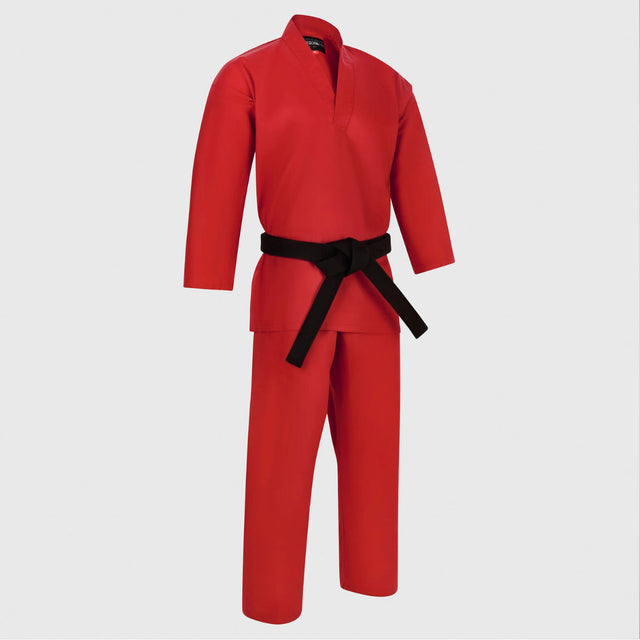 Bytomic Red Label V-Neck Adult Martial Arts Uniform Red