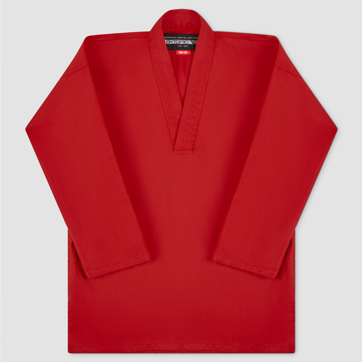 Bytomic Red Label V-Neck Kinder Kampfsportuniform rot