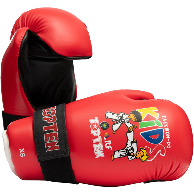 Top Ten Kids Generation ITF Pointfighter Gloves Red