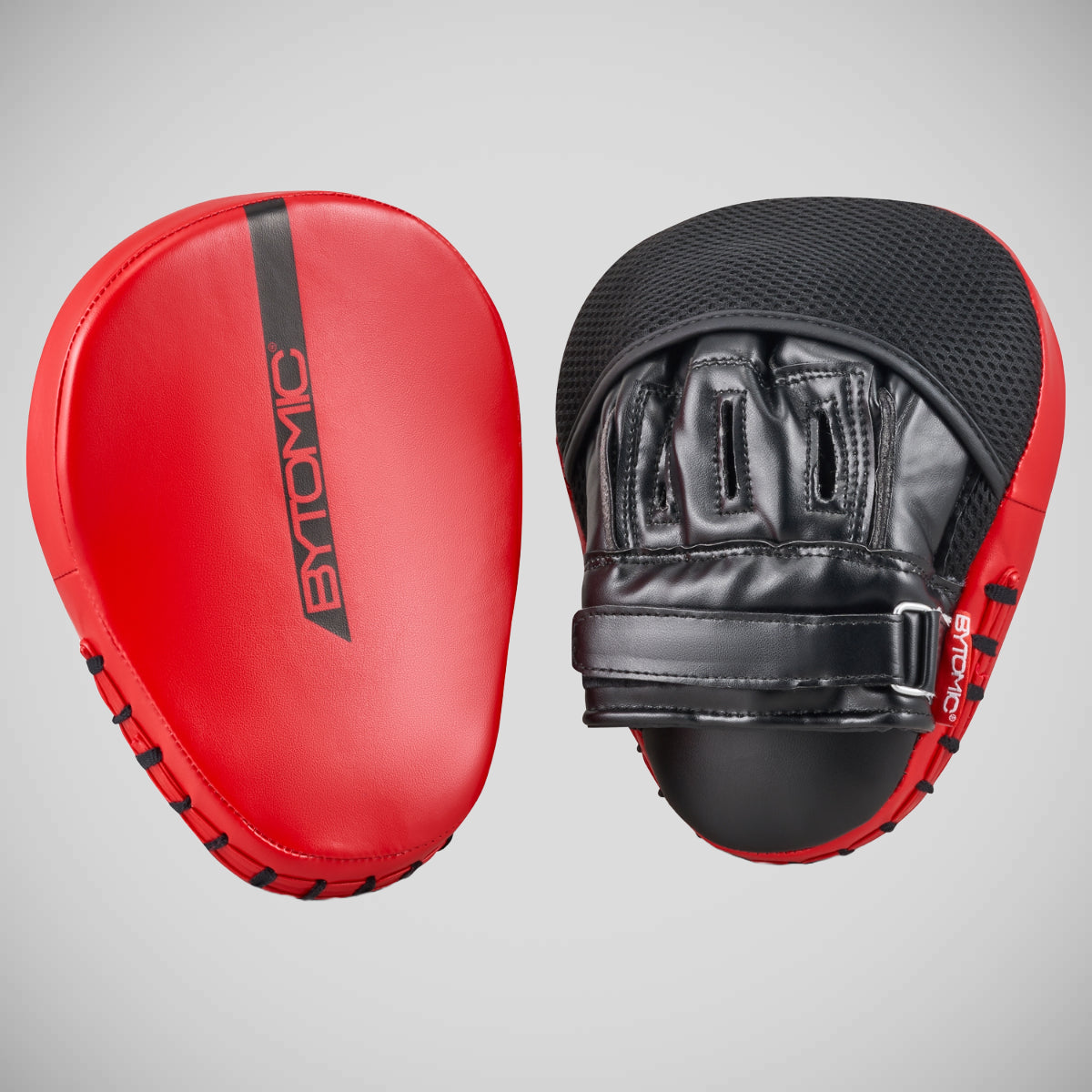 Bytomic rood label kinderen focus mitts rood/zwart