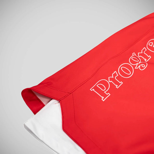 Progress Profile Red and White Hybrid Shorts Red/White