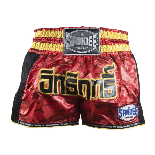 Sandee Supernatural Power Thai Shorts Red/Black