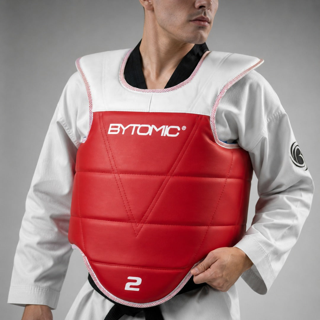 Bytomic Performer Reversible Chest Guard Red/Blue