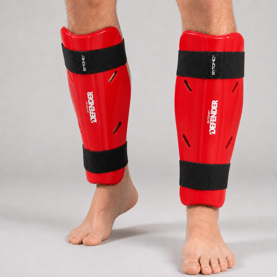 Bytomic Defender Shin Guard Red
