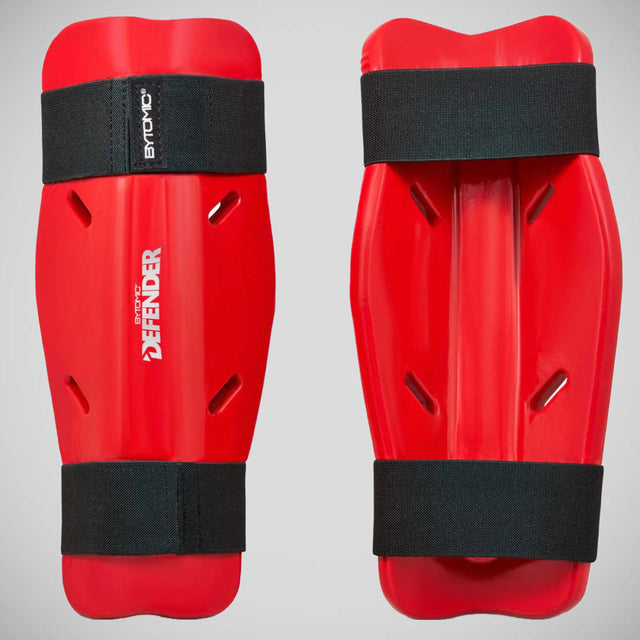 Bytomic Defender Shin Guard Red